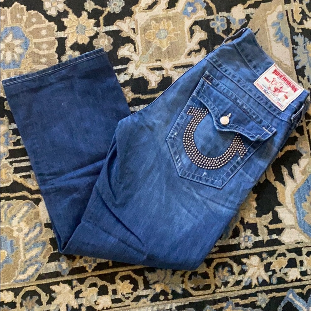 Men’s true religion Ricky studded jeans